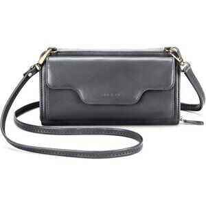 Women 03 - Iron Grey Wallet Imported Purses Crossbody Zipper Hand Bags
